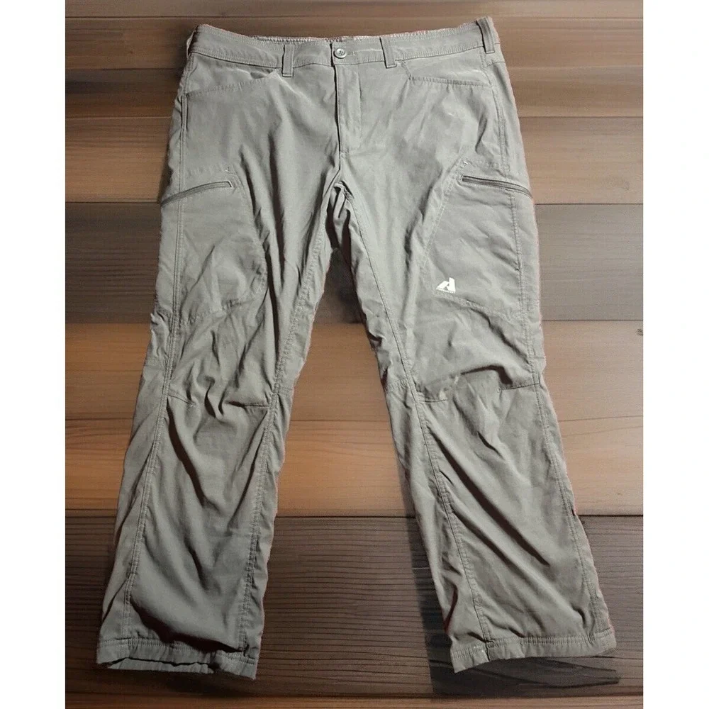 Eddie Bauer First Ascent Men's Guide Pro Pants Gray 38x30